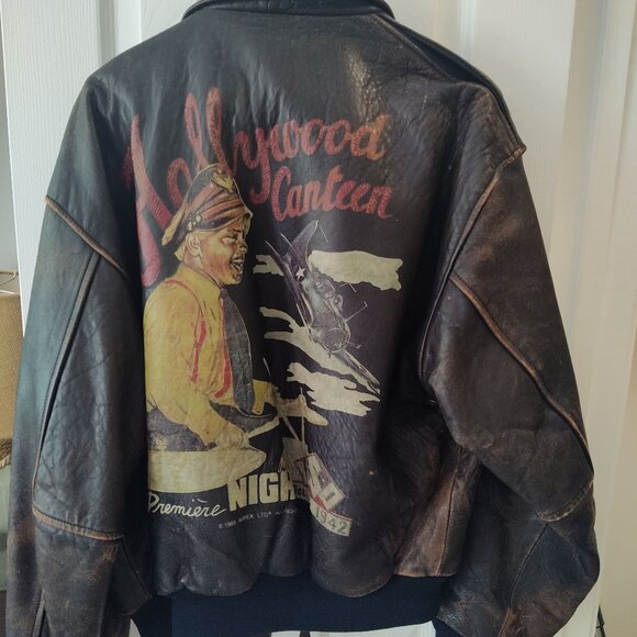 US Army Air Forces Real Leather Bomber Jacket - Picture 9 of 16